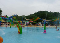 섬유유리 살포 오락 장비를 가진 옥외 다채로운 아이 물 공원 운동장