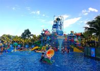 호텔 수영풀을 위한 혼합 색깔 상호 작용하는 물 공원 운동장