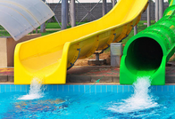 테마파크 워터 파크를 위한 놀이공원 섬유 유리 고속도 키가 큰 워터 슬라이드