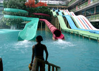 리조트 수영장을 위한 극단적인 물 미끄럼 12m 고도 섬유유리 경주