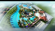 인공적인 물 공원 파 수영장 튼튼한 공기 호텔 바닷가를 위한 부는 파도 파